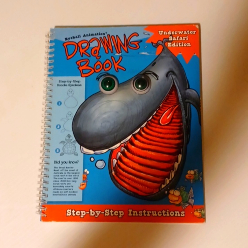 EYEBALL ANIMATION DRAWING BOOK UNDERWATER SAFARI